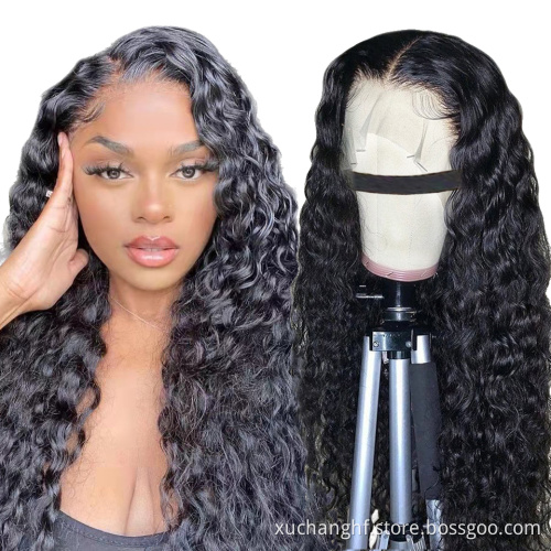 Curly Human Hair Transparent Hd Full Lace Wig,With Baby Hair Hd Lace Front Wig,Virgin Glueless HD Lace Wigs Overnight Delivery